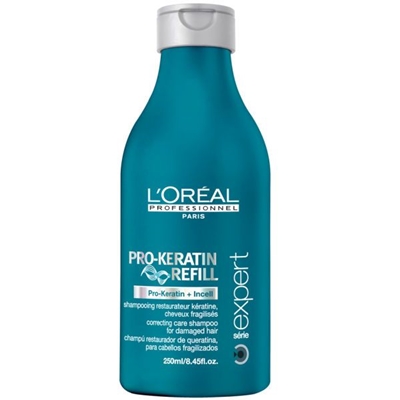 Picture of L'oreal SE Pro-Keratin Refill Shampoo 250ml.
