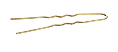 Picture of Waved hair pin 65mm gold 500 pcs