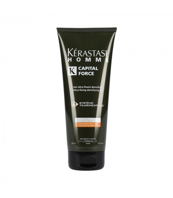 Picture of KERASTASE HOMME CAPITAL FORCE STYLING AND FIXING GEL 200 ML