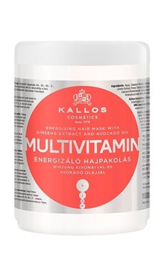 Picture of KALLOS KJMN MULTIVITAMIN enerģizējoša matu maska 1000ml