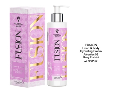 Picture of VICTORIA VYNN FUSION HAND & BODY HYDRATING CREAM BERRY COCTAIL 220 ML