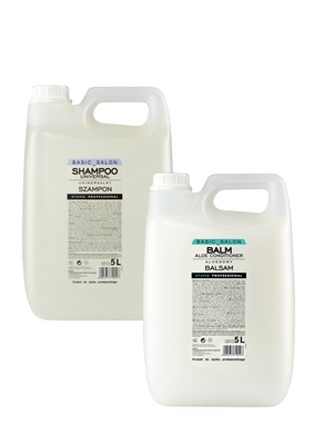Picture of STAPIZ BASIC SALON UNIVERSAL shampoo 5000ml + STAPIZ BASIC SALON aloe conditioner 5000ml