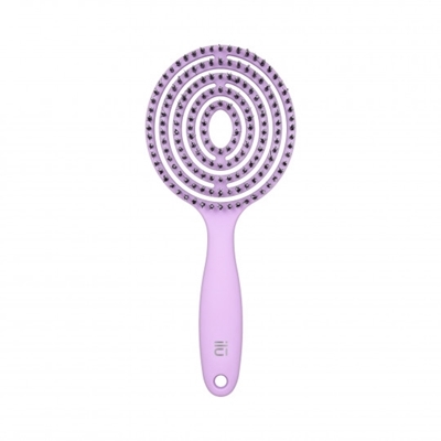 Picture of ilu hair brush lollipop purple