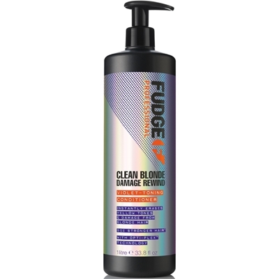 Picture of FUDGE CLEAN BLONDE DAMAGE REWIND violet toning conditioner 1000ml