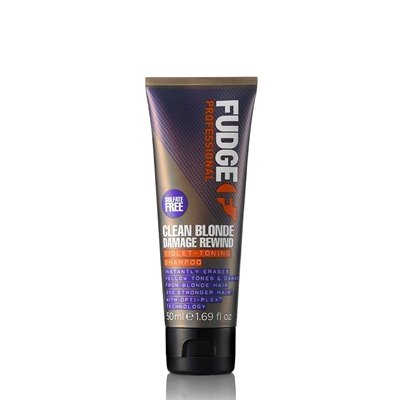 Picture of FUDGE CLEAN BLONDE DAMAGE REWIND violet toning shampoo 250ml