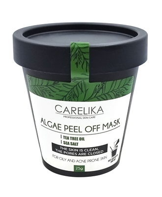 Picture of CARELIKA TEA TREE OIL/SEA SALT aļģu pīlinga maska 25g