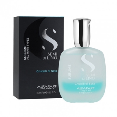 Picture of ALFAPARF SEMI DI LINO SUBLIME CRISTALLI DI SETA divfāžu serums 45ml