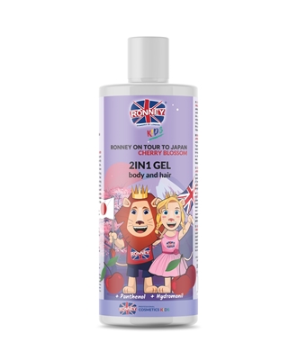 Picture of RONNEY KIDS ON TOUR TO JAPAN CHERRY BLOSSOM 2IN1 GEL 300ML