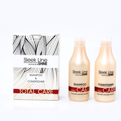 Picture of STAPIZ SLEEK LINE TOTAL CARE SHAMPOO & CONDITIONER 