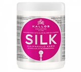 Vairāk informācijas par Kallos Silk Hair Mask with Olive oil and Silk protein for dry, sensitised and lifeless hair. 1000ml