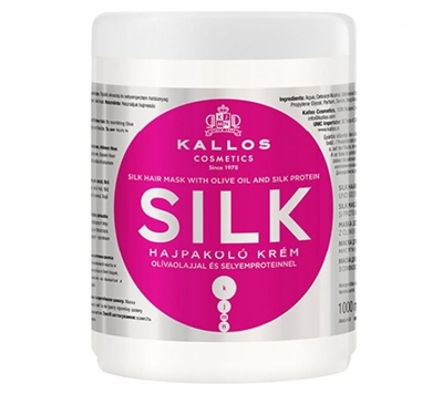 Picture of Kallos Silk Hair Mask with Olive oil and Silk protein for dry, sensitised and lifeless hair. 1000ml