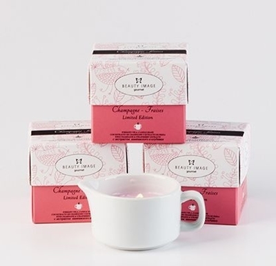Picture of BEAUTY IMAGE MASSAGE CANDLE CHAMPAGNE hot oil massage candle 35g