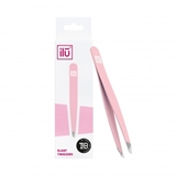 Показать информацию о ILŪ скошенный пинцет, розовый