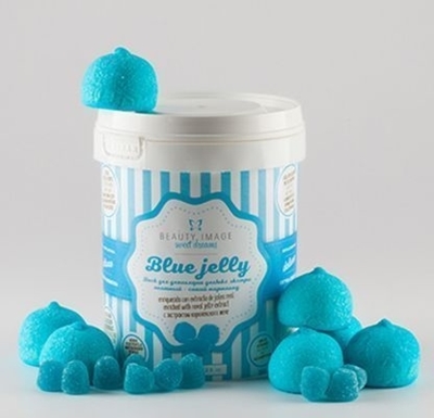 Picture of BEAUTY IMAGE DEPILĀCIJAS VASKS Sweet Dreams Blue Jelly Wax 400ml