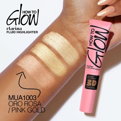 Picture of CLARISSA HOW TO GLOW PINK GOLD highlighter 10ml