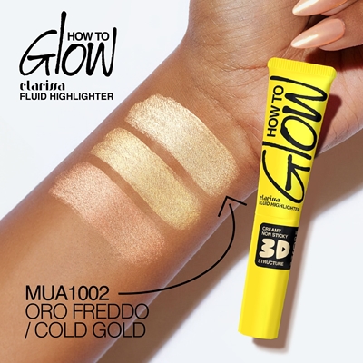 Picture of CLARISSA HOW TO GLOW COLD GOLD highlighter 10ml