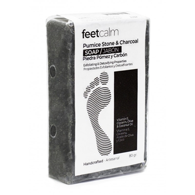 Picture of FEETCALM PUMICE STONE & CHARCOAL soap 80g