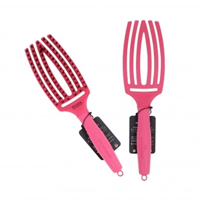 Picture of OLIVIA GARDEN FINGERBRUSH COMBO HOT PINK