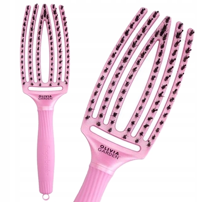 Picture of OLIVIA GARDEN FINGERBRUSH COMBO ARCTIC LIGHTS CELESTIAL PINK