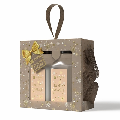 Picture of HISKIN CHRISTMAS LADY SET BEIGE Ziemassvētku kosmētikas dāvanu komplekts
