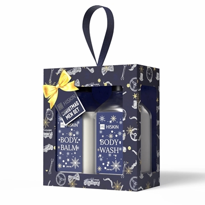 Picture of HISKIN CHRISTMAS MEN SET NAVY BLUE Ziemassvētku kosmētikas dāvanu komplekts