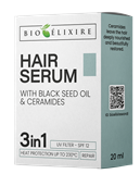 Vairāk informācijas par Bioelixire matu serums ar melno ķimeņu eļļu SPf 12 20ml