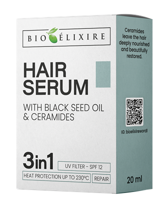 Picture of Bioelixire matu serums ar melno ķimeņu eļļu SPf 12 20ml