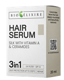 Vairāk informācijas par Bioelixire matu serums ar zīdu un A vitamīnu SPF 12 20ml